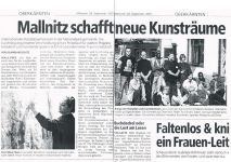 Mallniz schafft neue Kunstraume